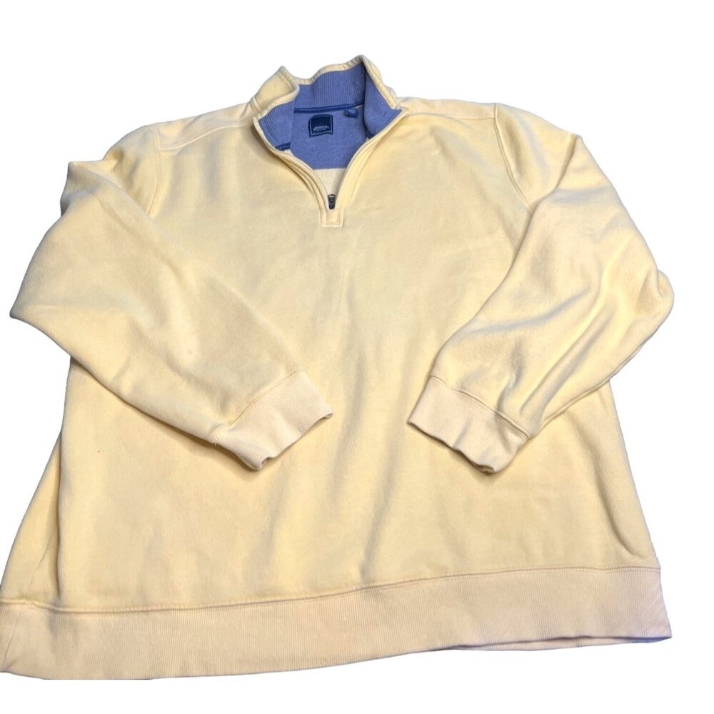 2XL Arrow Vintage Classic Yellow Crewneck Casual Relaxed Fit and Comfortable